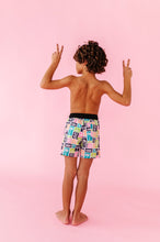 Load image into Gallery viewer, Surfside Stamps | BOYS SWIM SHORTS