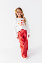 Peppermint Stripes | Wide Leg Pants