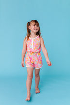 Tutti Fruitti Blossom | TERRY TANK ROMPER