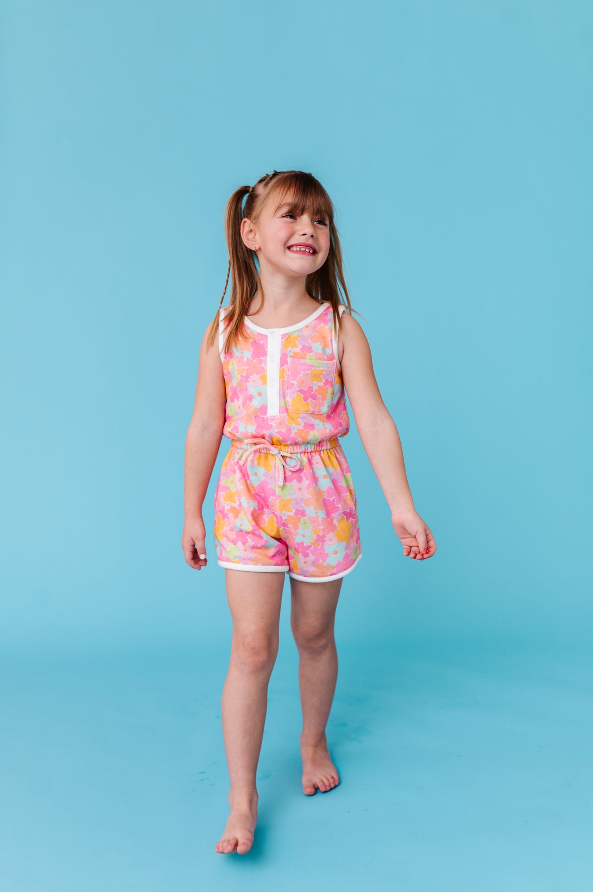 Tutti Fruitti Blossom | TERRY TANK ROMPER