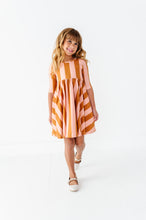 Load image into Gallery viewer, Maple Sugar Stripe | Twirl Dress