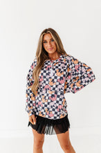 Load image into Gallery viewer, Checkered Minnie Pumpkins | (ADULT) 1/4th ZIP