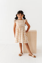Load image into Gallery viewer, Honey Gingham | TIE-BACK DRESS