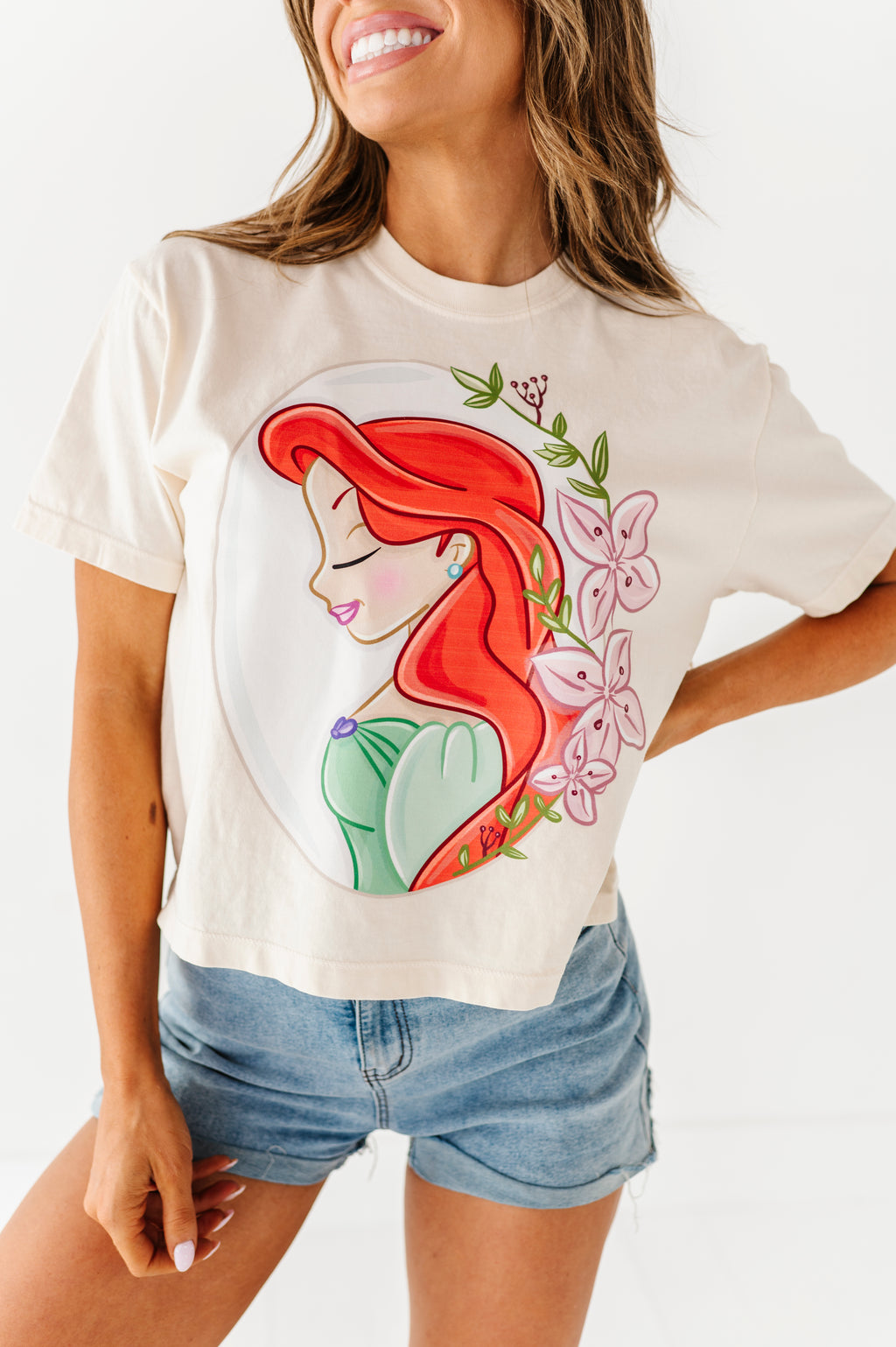 Ariel | ADULT tees (*CROP + FULL LENGTH HERE)