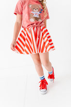 Load image into Gallery viewer, RED Spangled Stripes | SKORT