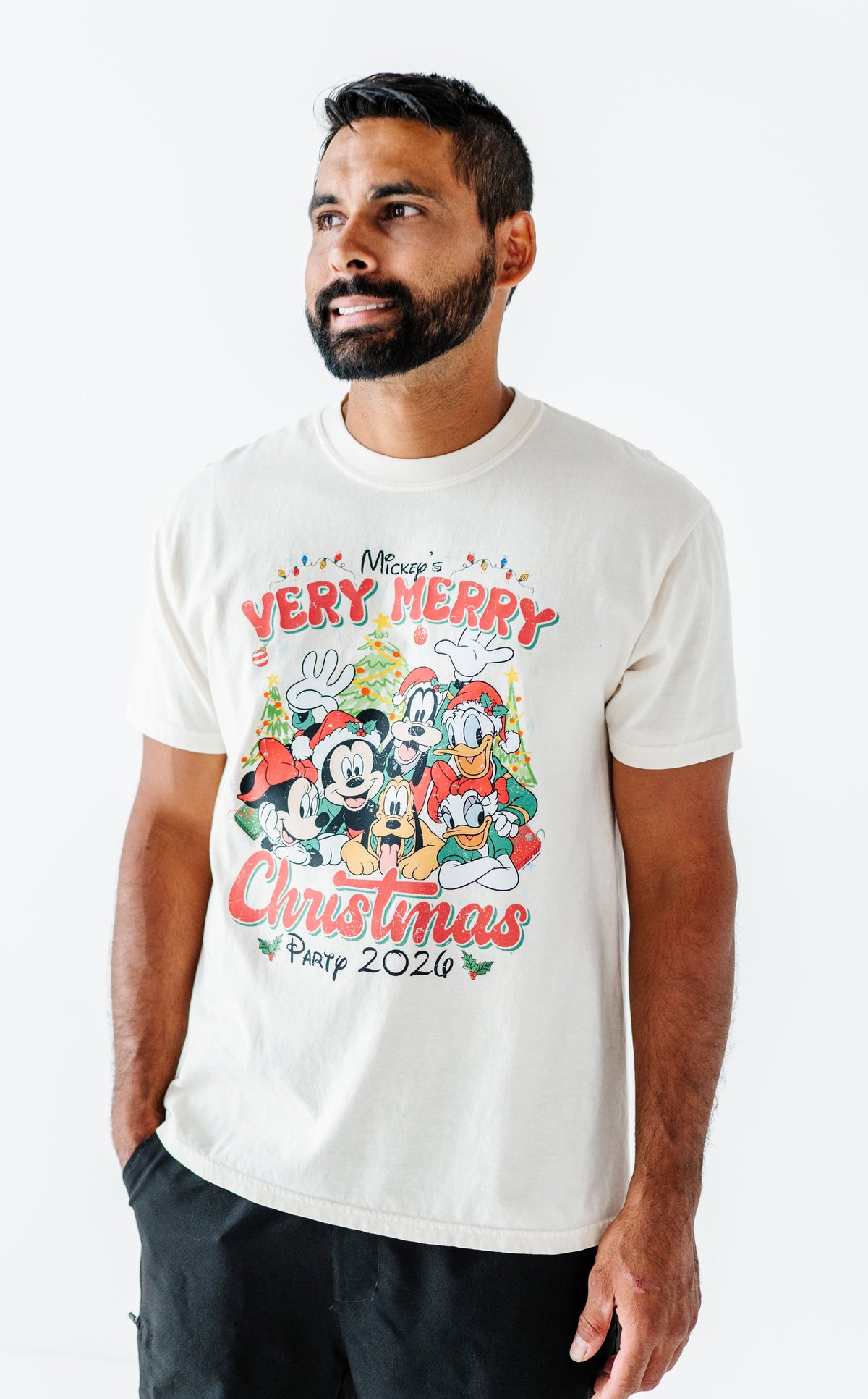 Very Merry Christmas Party | ADULT Cream UNISEX TEE