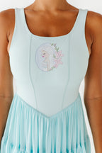 Elsa (ADULT) | Icy Blue Mesh DRESS