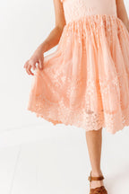 Petal Peach | LACE DRESS
