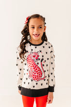 Load image into Gallery viewer, Leopard Hearts | Side Split Sweatshirt