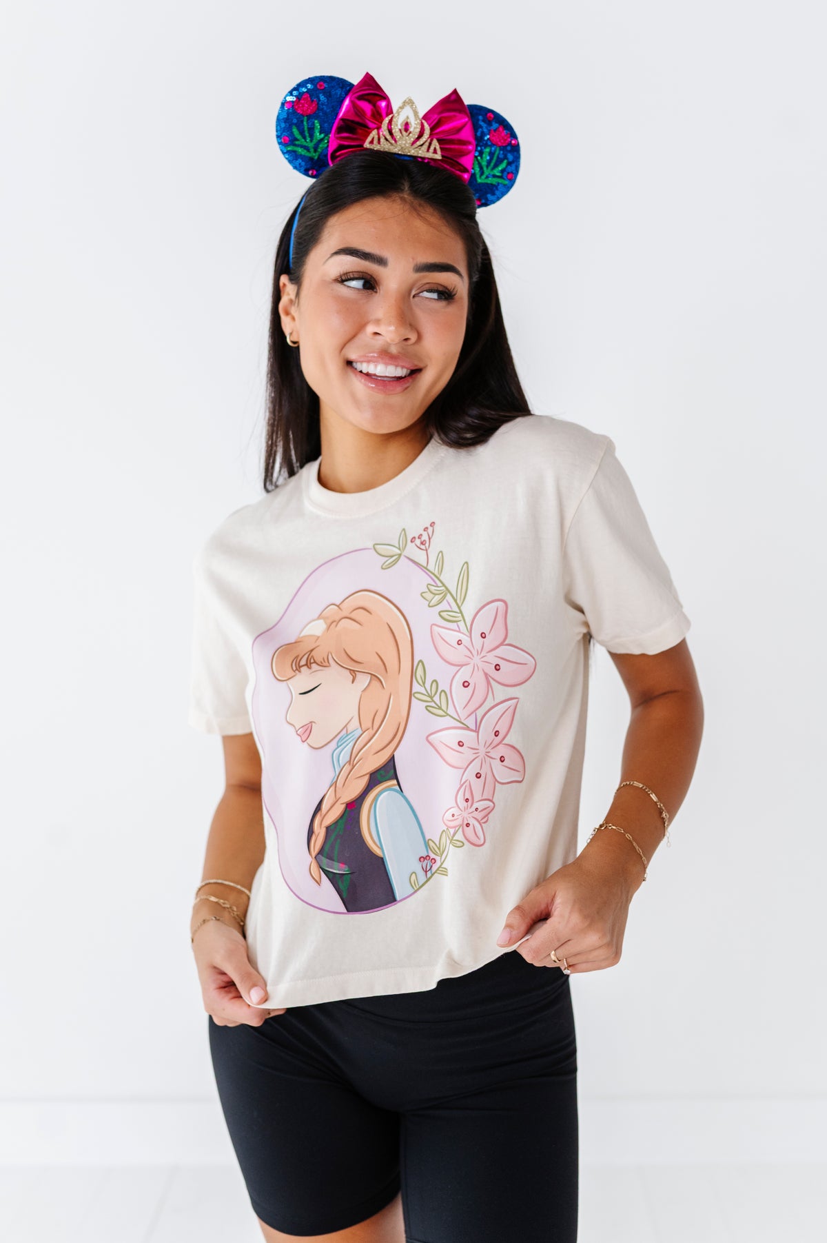 Ana | ADULT tee (CROP + FULL LENGTH HERE)