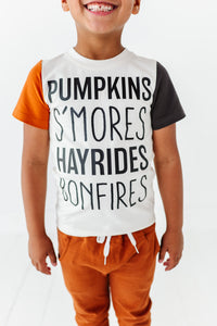 FALL FAVORITES | Graphic Tee (Colorblock)