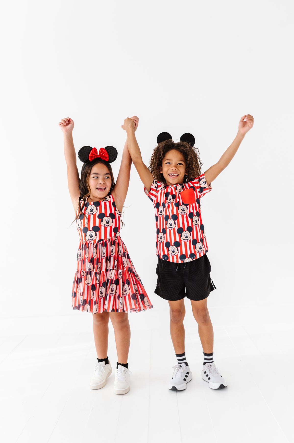 MICKEY Stripe (KIDS) | Athletic TEE