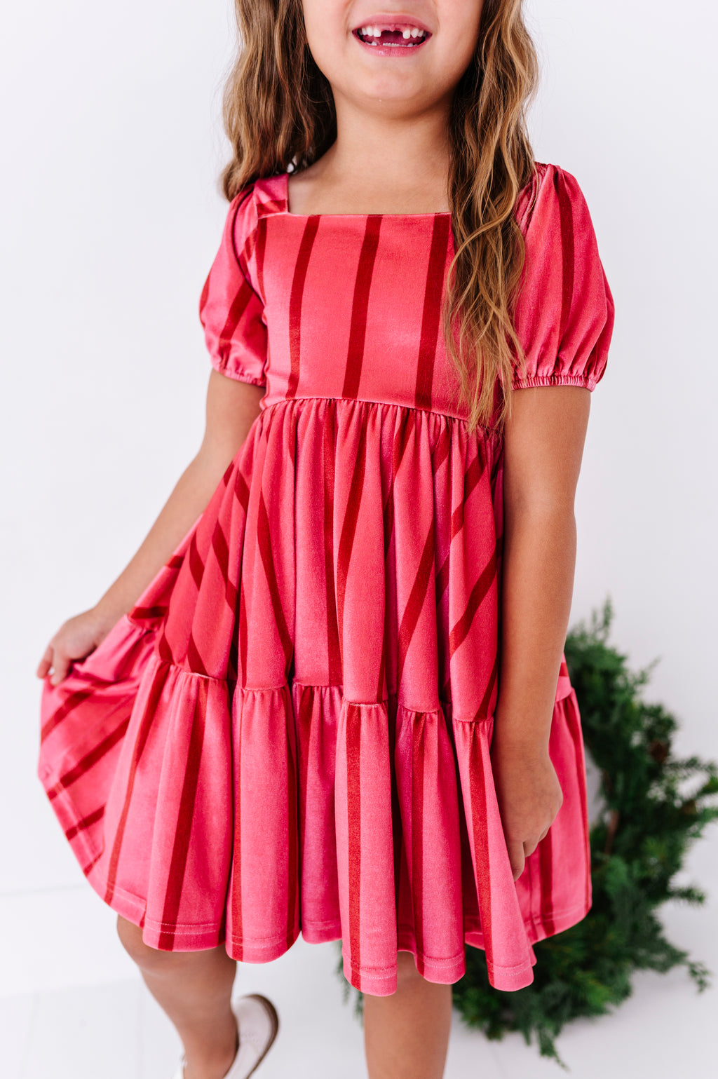 Candy Cane Lane | Velvet Twirl Dress