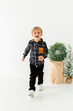 Load image into Gallery viewer, Black Corduroy | Lined Jogger Pants