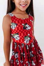 Load image into Gallery viewer, Minnie's Holly Check | KIDS Mesh Dress