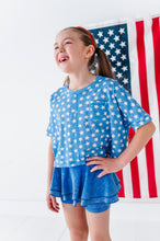 Load image into Gallery viewer, BLUE | Vintage RIB Skort