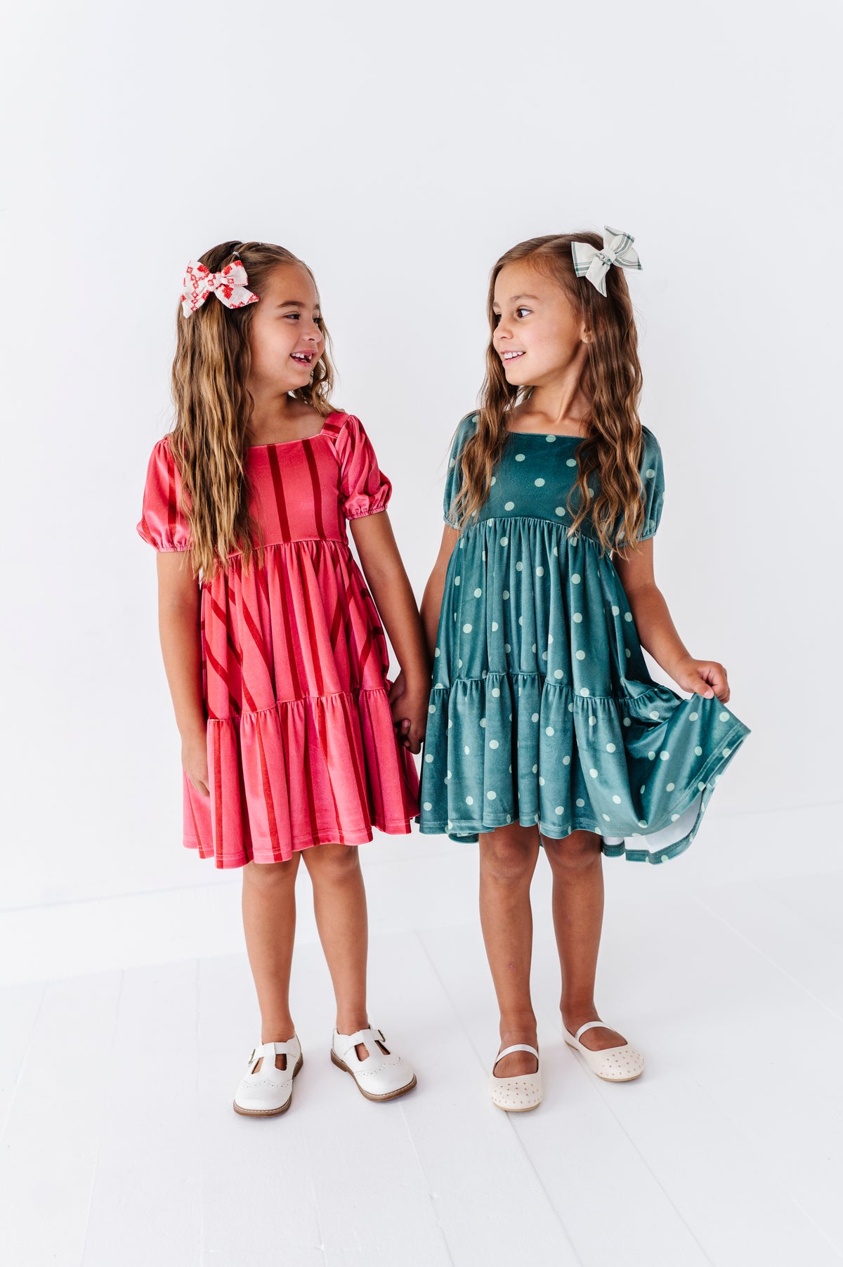 Candy Cane Lane | Velvet Twirl Dress
