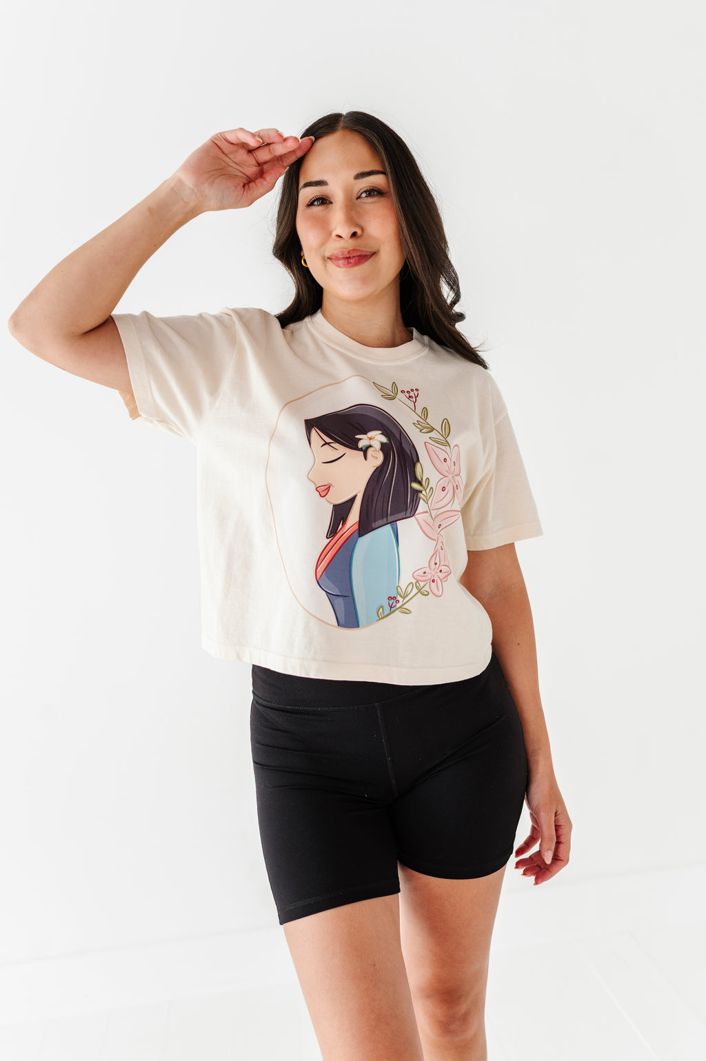 Mulan | ADULT tee (CROP + FULL LENGTH HERE)