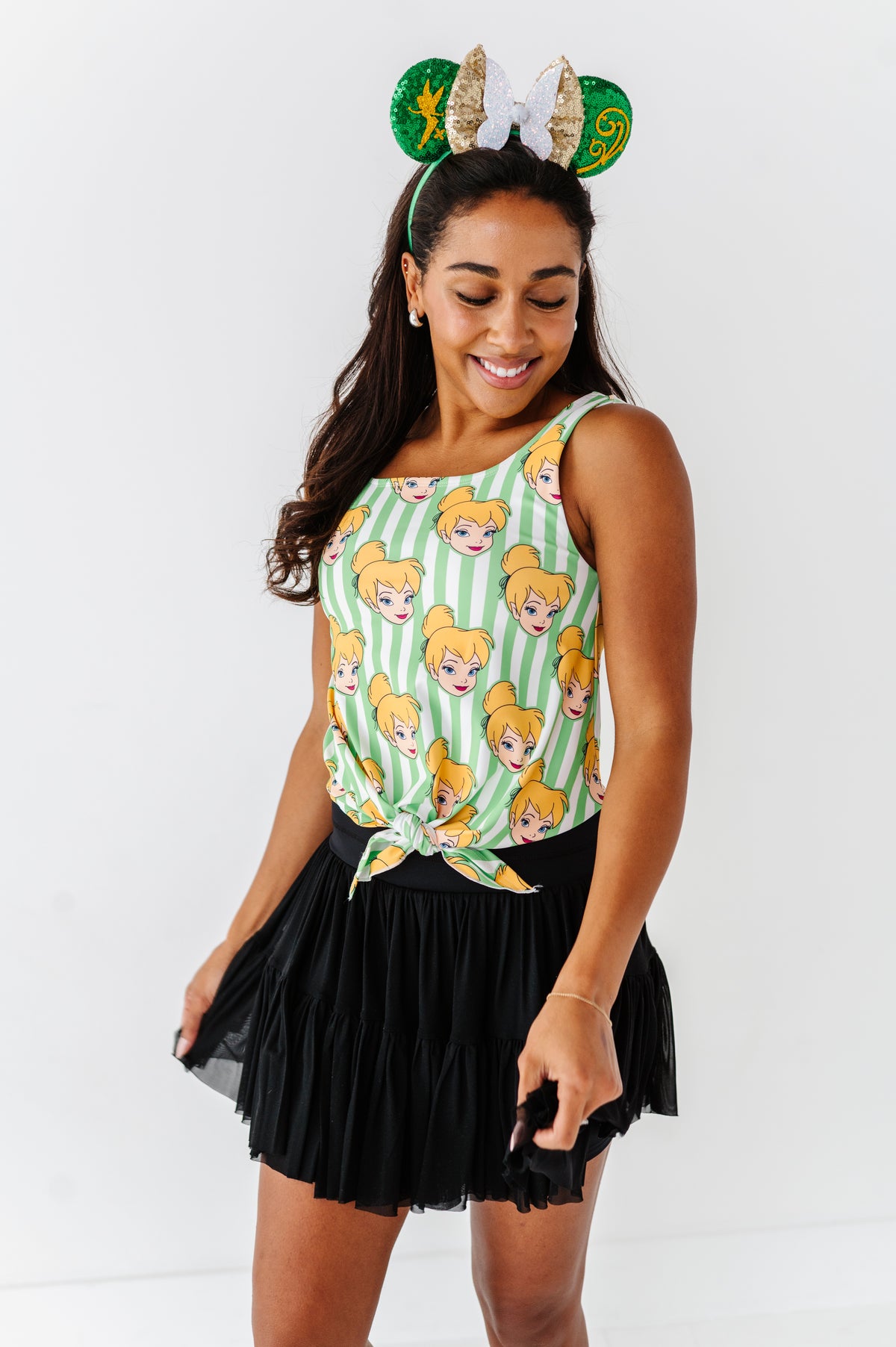 TINK Stripe (ADULT) | FRONT-TIE TANK