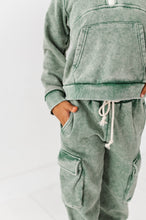 Load image into Gallery viewer, OLIVE | Vintage 1/4th HOODIE-JOGGER Set
