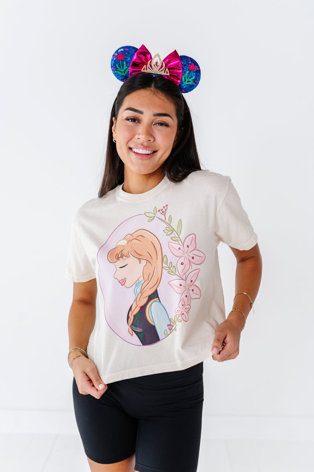 Ana | ADULT tee (CROP + FULL LENGTH HERE)