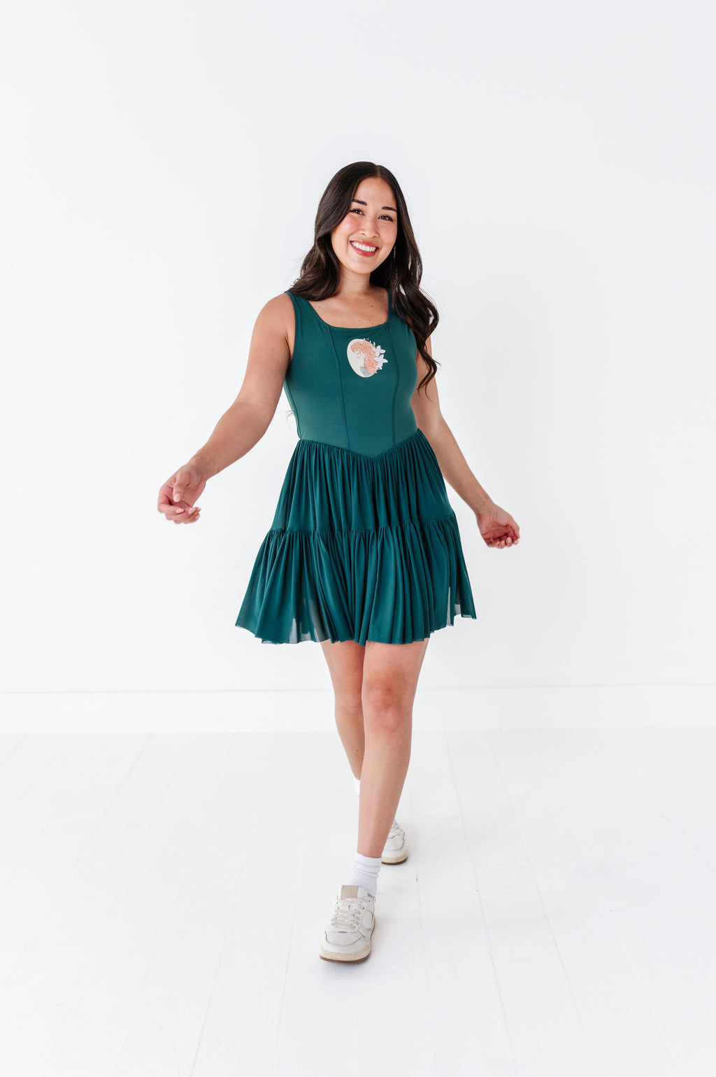 Merida (ADULT) | Teal Mesh DRESS