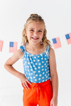 Load image into Gallery viewer, BLUE Stars | RIB TANK
