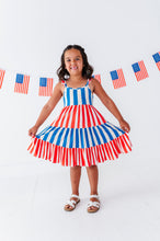 Load image into Gallery viewer, Spangled Stripes | Bamboo Dress