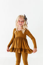 Load image into Gallery viewer, CARMEL RIB | Double Ruffle Peplum