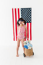 Load image into Gallery viewer, Spangled Stripes | Star Button TWO-PIECE