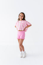 Load image into Gallery viewer, Cotton Candy Stripe | Boxy Crop