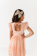 Petal Peach | LACE DRESS