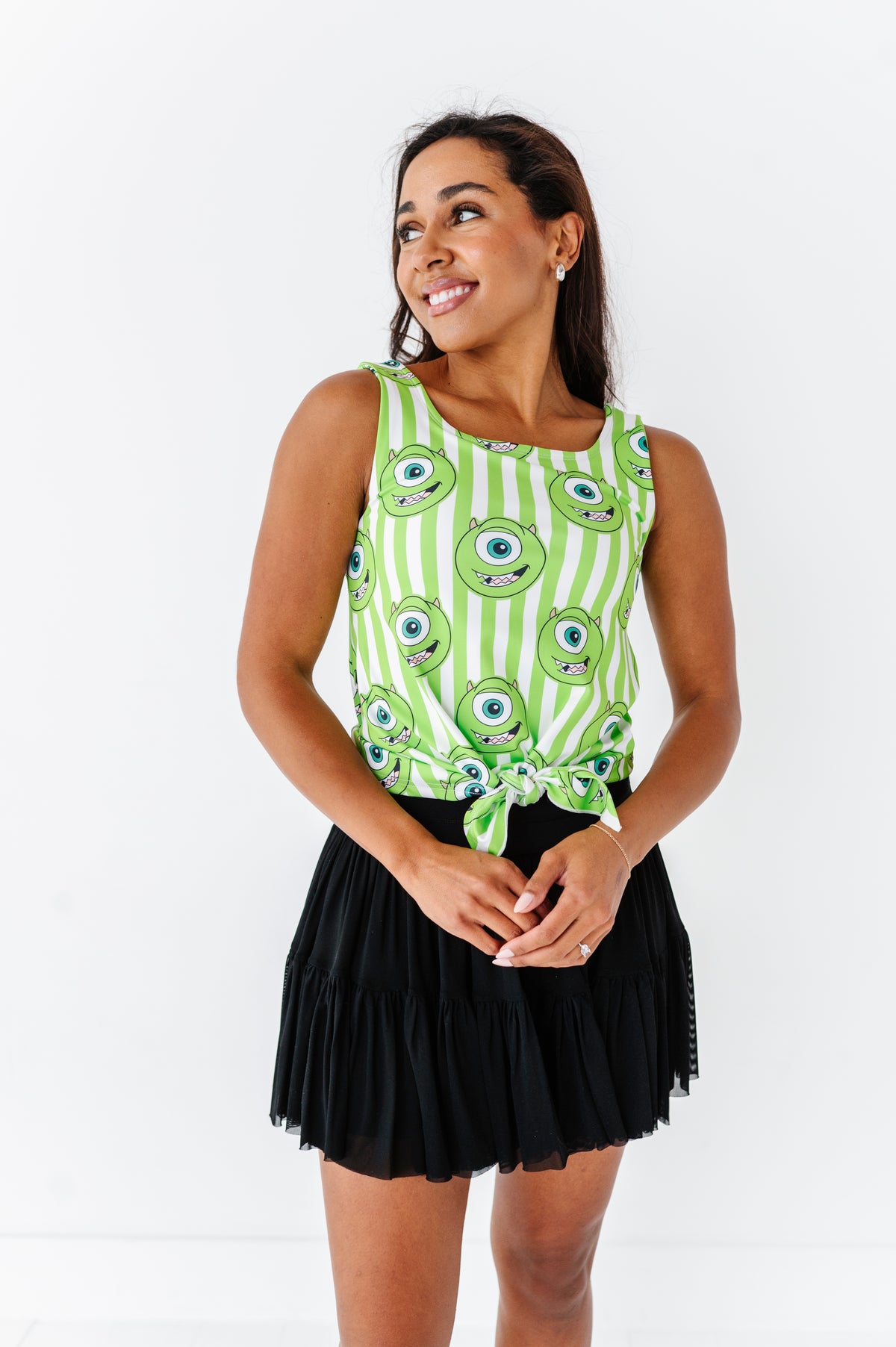 MONSTER MIKE Stripe (ADULT) | FRONT-TIE TANK