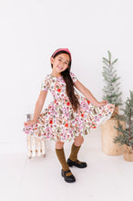 Load image into Gallery viewer, Framed Grinch | Collard Twirl Dress