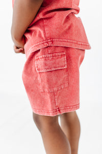 Red | Vintage CARGO Shorts