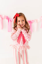 Load image into Gallery viewer, Sweetheart Stripe | RUFFLE HOODIE