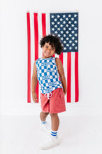 Load image into Gallery viewer, Checkered USA | BOYS TANK