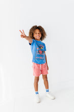 Load image into Gallery viewer, Eagle Stamp | BLUE Boys Curve Hem Tee