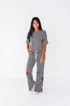 Load image into Gallery viewer, STRIPED MICKEY PUMPKIN | ADULT Bamboo Pant SET