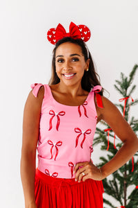 Mouse Bows PINK | (ADULT) TANK