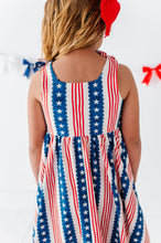 Load image into Gallery viewer, Parade Day Scallop Stripes | TWIRL DRESS