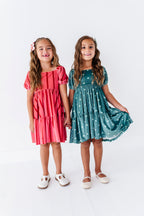 Candy Cane Lane | Velvet Twirl Dress