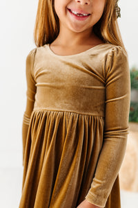 Carmel | Velvet Bow Back Dress