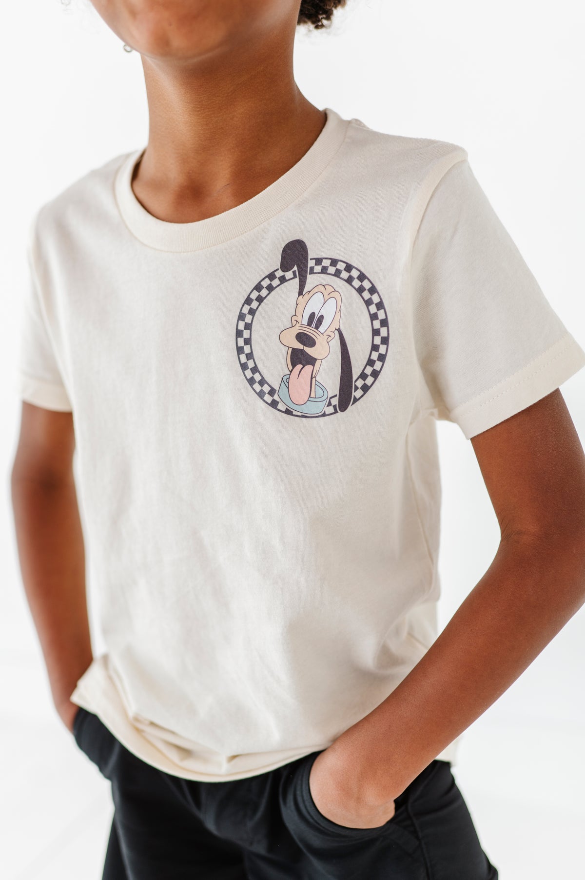 Pluto Circle | KIDS CREAM TEE