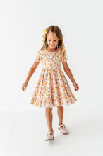 Load image into Gallery viewer, Autumn Posy | Collared Twirl Dress