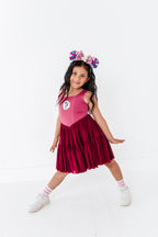 Mulan (KIDS) | Wine Mesh DRESS