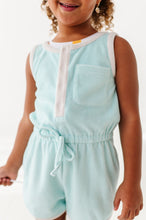 Load image into Gallery viewer, Mint: TERRY ROMPER