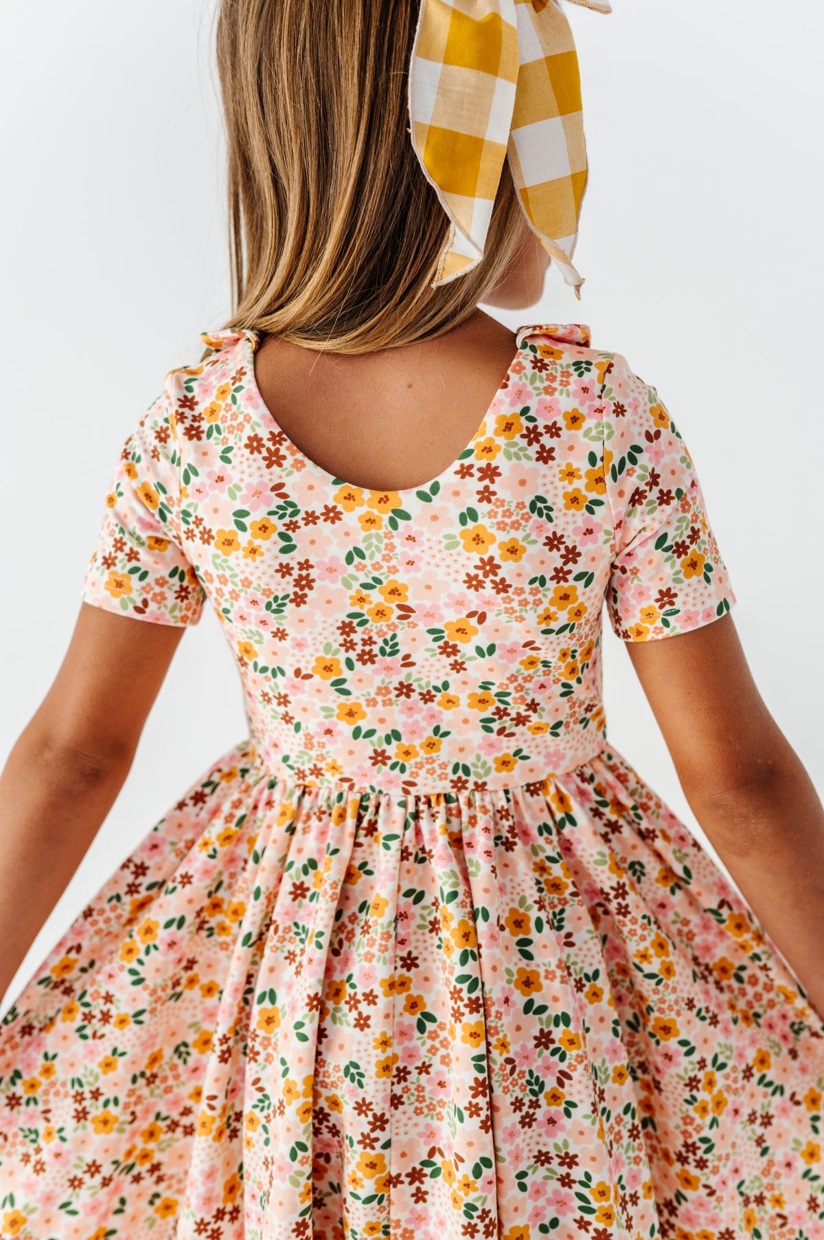 Autumn Posy | Collared Twirl Dress