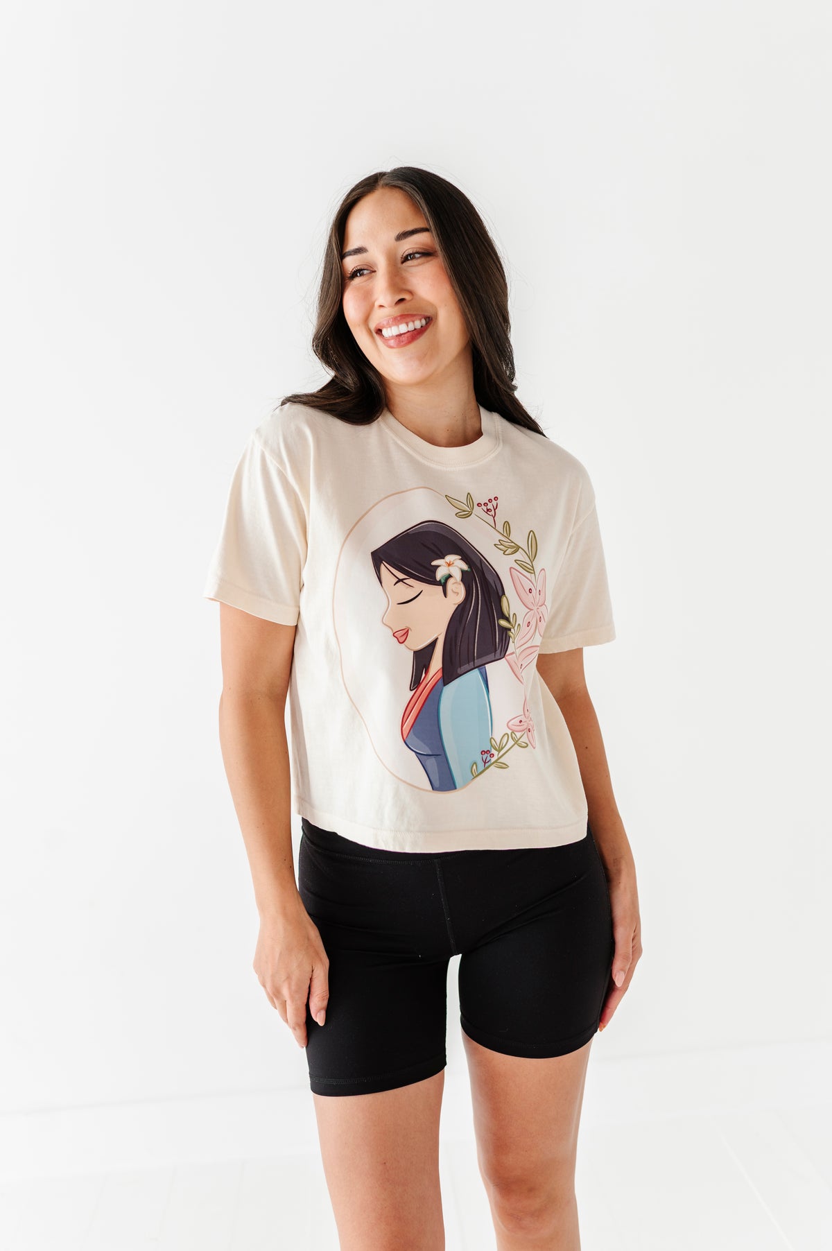 Mulan | ADULT tee (CROP + FULL LENGTH HERE)