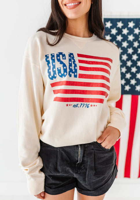 Adult Unisex FLAG Sweatshirt